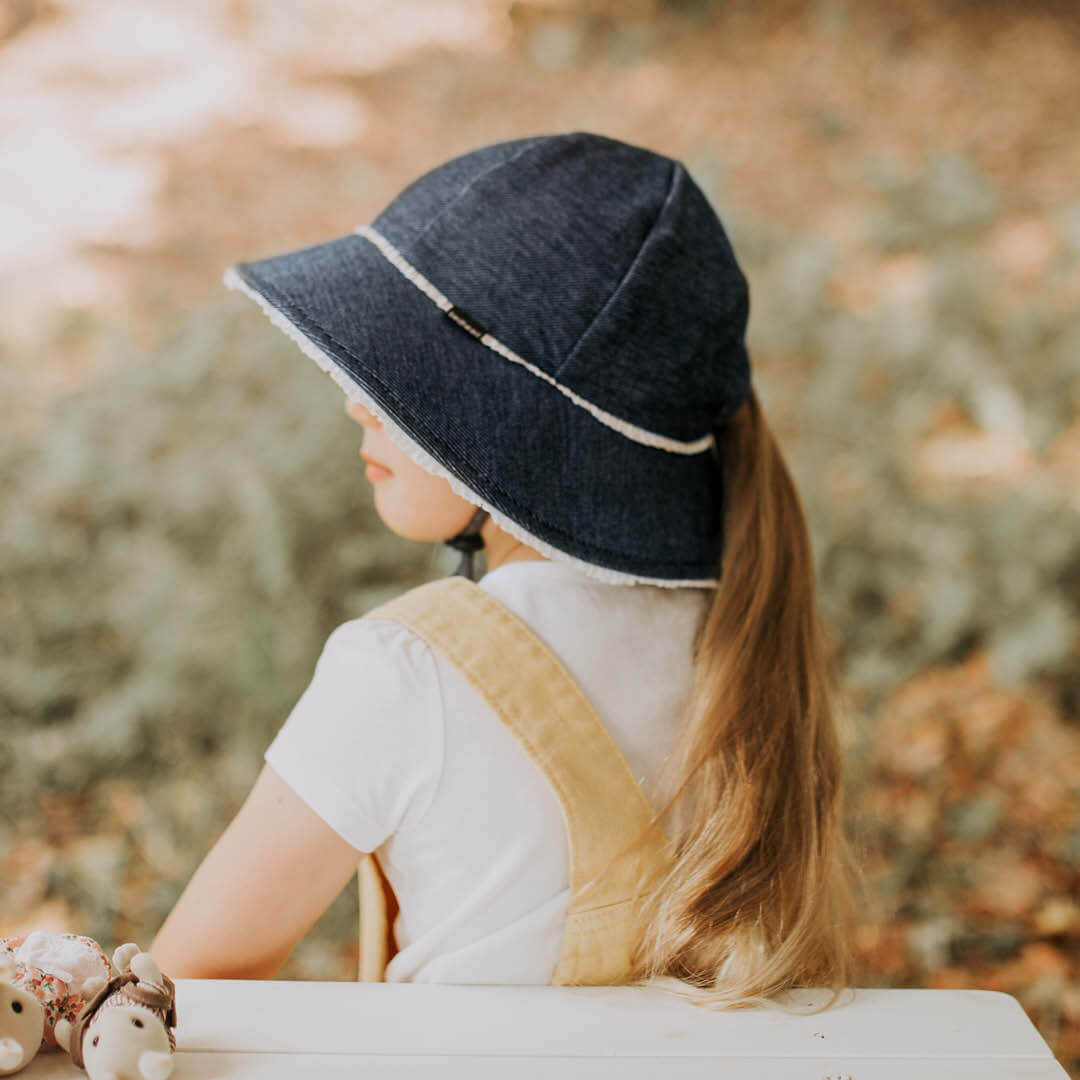 Baby denim hot sale bucket hat