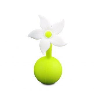 Haakaa Silicone Breast Pump Flower Stopper - White